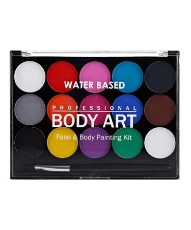 Bodhi2000 15 Colors Party Body Painting Makeup - Eco-Friendly Non-Toxic Easy to Clean Pigment for Model Painting - Buy Online on GoSupps.com