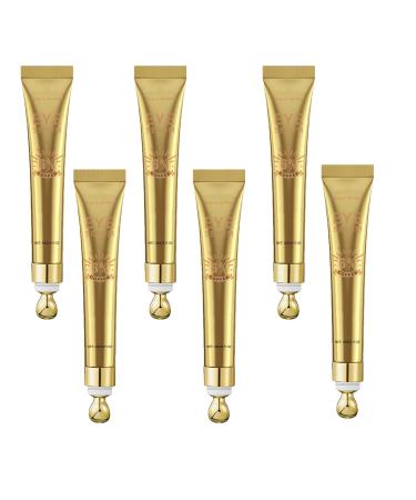 homomdy Caffeine Eye Cream 6% for Dark Circles Moisturizing & Anti-Aging Reducing Puffiness & Puffiness Mitigating Wrinkles & Fine Lines Brightening & Firming (6pcs)