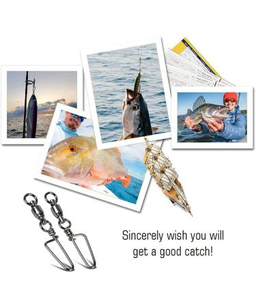 9Tong Ball Bearing Swivel with Coastlock Snap - Stainless Steel Welded Ring for Saltwater Fishing (Size 1+1 31lb) - 25 pcs - Buy Online on GoSupps.com