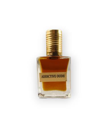 All Types Essential Oil Attar-Atar Parfum Oil Fragrance Perfume Unisex Men-Women Parfume Spray Scent Long Lasting Roll On Itar Semi Natural Non Alcoholic Volume:12ML (0.4 Fl Oz). (Addictive Oudh)