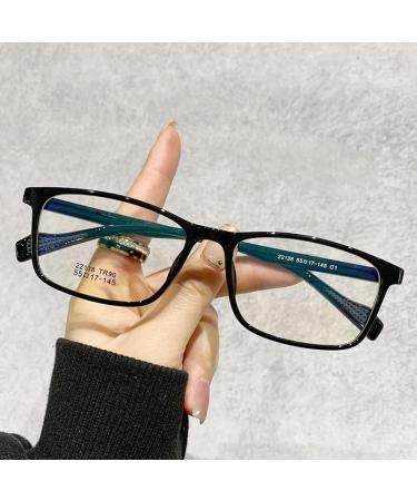 PARWANA Anti UV Computer Readers - Blue Light Blocking Reading Glasses for Men & Women +0.50 - Comfort Flat Light Mirror Stylish Black-Gray - Buy Online on GoSupps.com