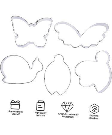 Alipis 4 Sets 10 Pcs Animal Cookie Cutters Mini Cookies Convenient Biscuit Molds Multifunction Small Tools 7.5X5CMx2pcs Silverx2pcs - Buy Online on GoSupps.com