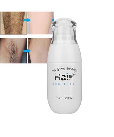 Painless Hair Inhibitor Cream for Body & Face - Mild Moisturizing Formula for Men & Women (50ml) - Buy Online on GoSupps.com