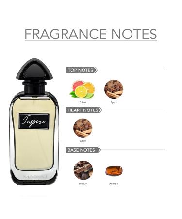 AARVVINTA Inspire EDP Gift For Him 90ML Long Lasting Scent Spray Men - Made In Dubai - Buy Online on GoSupps.com