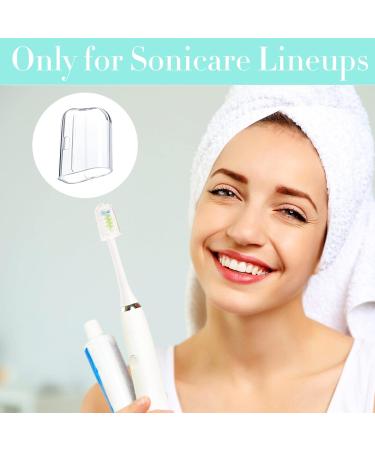 24 Pack Reusable Transparent Toothbrush Covers for Electric Toothbrush Replacement Heads - Buy Online on GoSupps.com