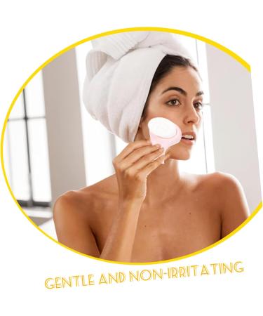 FRCOLOR Double-sided Silicone Facial Cleansing Brush Cleaning Brush Facial Brush Facial Scrubber Facial Tools Face Facial Wash Brush Manual Beauty Tools Man-made Fiber Plastic - Buy Online on GoSupps.com