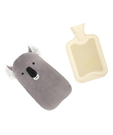 Hot water bottle Koala Color Grey Hot water bottle with soft surface in the shape of a koala bear Rubber