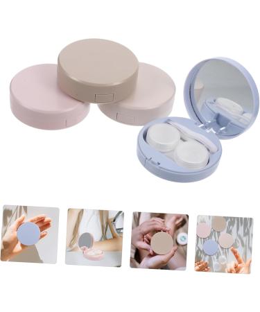 Homsfou 4-Piece Contact Lens Carrier Bag - Practical Organizer with Decorative Box & Lens Insert Remover - Portable & Stylish for Travel - Buy Online on GoSupps.com