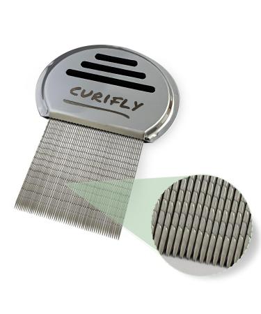 DID LICE STRIKE HAVE NO FEAR CURIFLY IS HERE! Say Goodbye to Lice and Nits with Curifly s Stainless Steel Comb - Safe Gentle and Effective Lice Removal Tool for All Hair Types (2 Pack)