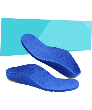 FRCOLOR 2 Pairs Kids Foot Inserts - Breathable Insoles for Flatfoot Cushion Shoe Pads Blue - Size 6 - Comfortable Support for Children - Buy Online on GoSupps.com