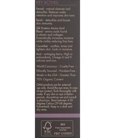 OM4 Refine Eye Gel - Age Corrective Fine Line Eraser | Reduce Puffiness & Fine Lines - International Shipping - Buy Online on GoSupps.com