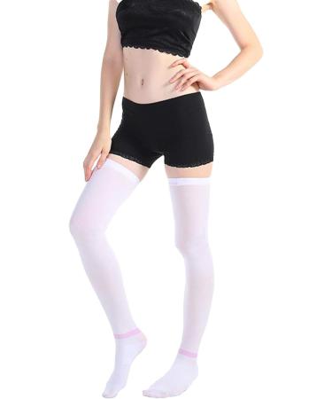 DERCLIVE Thigh High Compression Socks - 20-30mmHg Non-Slip Support Stockings for Improved Circulation - Buy Online on GoSupps.com