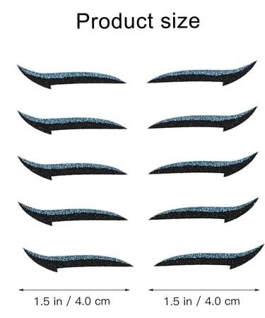 Healvian 40 Pairs Eyeliner Adhesive Stickers Stiker Stich Stickers Double Eyelid Tapes Decal Stickers Plastic - Buy Online on GoSupps.com