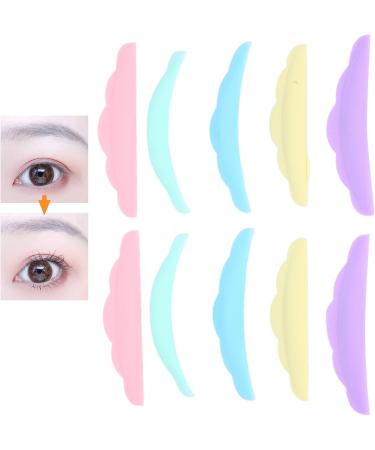 Buy 5 Pairs Silicone Eyelash Perming Shields - Colorful Lash Lift Pad Set for Perfect Makeup - Buy Online on GoSupps.com