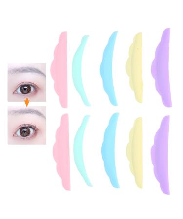 5 Pairs Silicone Eyelash Perming Shields - Colorful Lash Lift Pads Set for All Lengths - Durable Eyelash Curlers - Buy Online on GoSupps.com