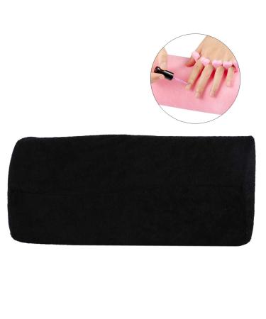 Soft Sponge Hand Cushion for Nail Art Salon - Detachable Washable Arm Rest Pad in Black - Buy Online on GoSupps.com