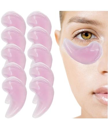 Gel Ice Pack Reusable Cooling Eye Pads and Under Eye Patches Eye Hot Cold Treatment Pack for Redness Pain Relief and Eye Relax 10 Count