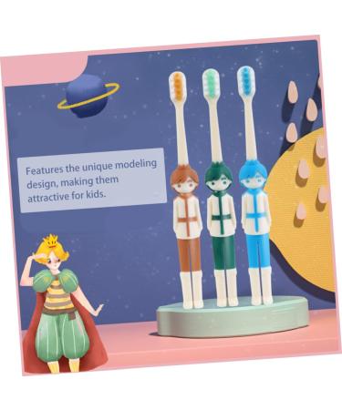 Buy Beatifufu 4-Piece Ergonomic Children's Toothbrush Set - Ideal Travel Accessories for Kids - Household Must-Have - Buy Online on GoSupps.com