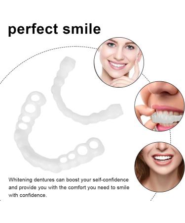 Frenzify Silica Dentures - Quick Repair for Upper & Lower Jaw | Perfect Smile Instantly - Buy Online on GoSupps.com