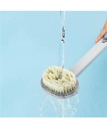 2023 Long Handle Bath Massage Brush with Detachable Head and Sticky Hook - Exfoliating and Foam Bath Brush for Family, Pack of 4 - Buy Online on GoSupps.com
