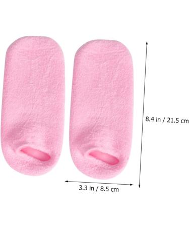 minkissy 1 Pair Moisturizing Socks Skin Softening Socks Rough Heel Socks Dead Skin Socks Heel Repair Socks Moisturizing Heel Socks Heel Anti-Crack Socks Gel Socks Ankle Socks Boots Spa 21.5X8.5cm - Buy Online on GoSupps.com