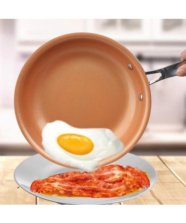 WIPPWER Saucepan 8/10/12 Inch Skillet Frying Pan with Ceramic Coating Induction Cooking Frying Pan Oven Dishwasher Safe Saucepan Wok (Color : 12 Inches) - Buy Online on GoSupps.com