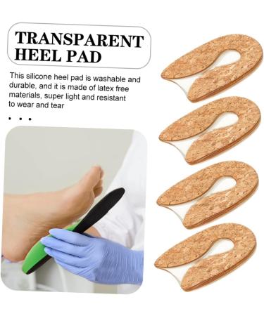 Buy Healvian 6 Pairs Transparent Heel Pads - Silicone Heel Cup Inserts for High Heels & Comfort | Best Heel Cushion & Lift Solutions - Buy Online on GoSupps.com
