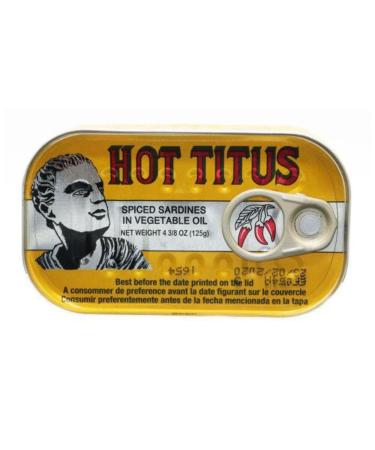 MASTitus Sardines Hot 125g Box of 3-Fd