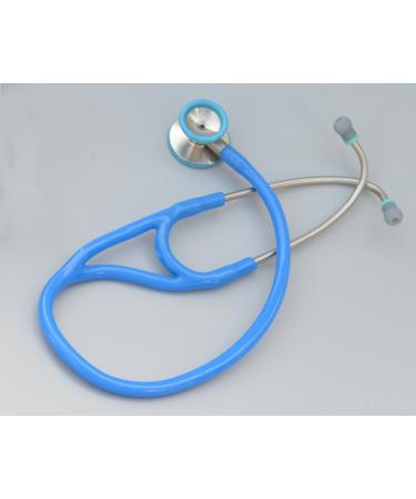 Bell Stethoscope - Professional Dual Head Bell Cardiology & Diagnostic Stethoscope for Doctors and Nurses - with Accessories K770 Sky