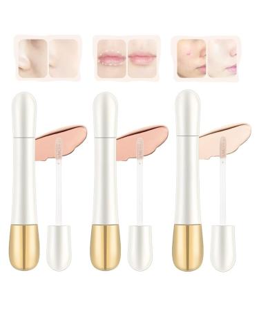 2 in 1 Anti-Wrinkle Foundation, Matte Liquid Concealer, Long Lasting Waterproof Coverage, Makeup, Anti-Crease and Lightweight, Face Contour Corrector