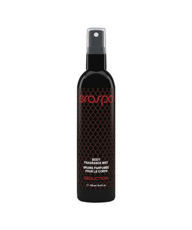 Aromatherapy Body Fragrance Mist 100 ml/3.4 Fl oZ Fragrant Body Spray for Men and Women Sensual Body Scent with Natural Extracts Vegan Gluten Free & 100% Body-Safe (SEDUCTION)