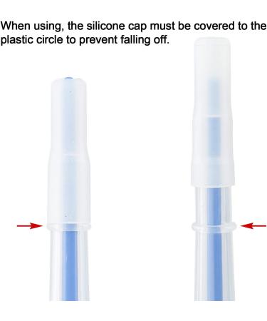 PAGOW Pet Medicine Feeder Silicone Syringe with Soft Tips for Cats and Dogs - Blue (2pcs) - Buy Online on GoSupps.com