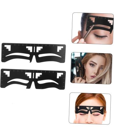 PLAFOPE 2pcs Eyebrow Ruler Microblading Template Mini Eyebrow Measuring Tool Eyebrow Trimming Designer - Buy Online on GoSupps.com