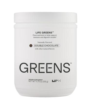 LTH Life Greens - Trusted by Life Time Members - Superfood Powder with Probiotics Enzymes Phytonutrients & Fiber - Supports Antioxidants & Immune Health - Double Chocolate (30 Servings)