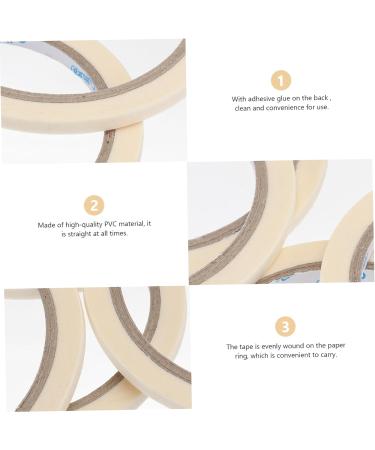Healeved 15 Pcs Professional Masking Tape Line Nail Art Nail Tool Nail Tips Tape Nail Glue Tape Fingernail Art Tape Fingernail Tip Tape Nail Tape DIY Nail Sticker Major Decorate As Shownx3pcs mediumx3pcs - Buy Online on GoSupps.com