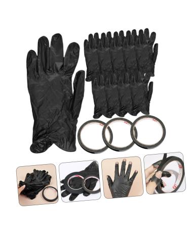 POPETPOP 1 Set Uv Glove Nail Art Gel Guantes Gloves for Gel Nails Nail Art Supplies Uv Protection Gloves Manicure Disposable Glove Uv Tape Sun Protection Nail Supplies Pvc - Buy Online on GoSupps.com