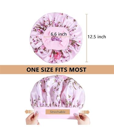 10PCS Large Braids Bonnet Set - Satin Bonnets for Black Women with Wide Bands - Buy Online on GoSupps.com