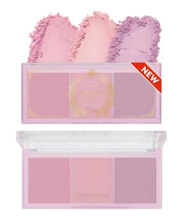 I'm Meme Palette - Afternoon Tea Blusher | Blossom Tea Blended, Coachella Makeup, Spring Makeup, Cool Tone Blush, Soft Pink, Peach, Lavender, 3 Shades, For All Skin Tones, 0.4 Oz. 07 Blusher - Blossom Tea - Buy Online on GoSupps.com