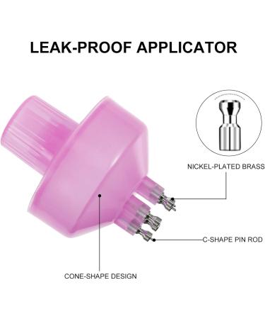 Buy Lurrose Pink Applicator Bottle Set for Hair Coloring & Styling | Empty Plastic Bottles with Funnel & Root Comb - Ideal for Salons & DIY Use - Buy Online on GoSupps.com
