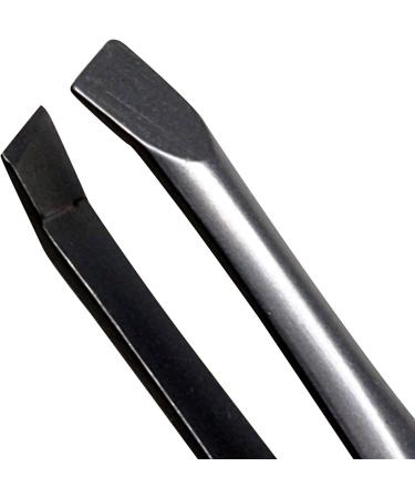 Sonnenschein Slanted Tweezers by Hans Kniebes | 8cm Matte Stainless Steel | Premium Quality from Solingen - Buy Online on GoSupps.com