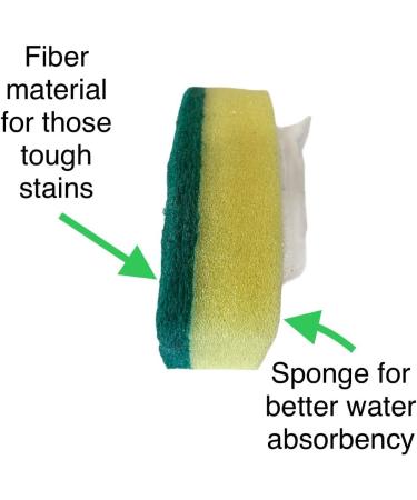 Non Scratch Heavy Duty Dish Washing Wand and Refill Sponge Heads Set for Kitchen Sink Pot and Dishes - Dish Soap Dispenser Wand - Cleaning Brush Scrubber for Washing Scrubbing and Household Use - Buy Online on GoSupps.com