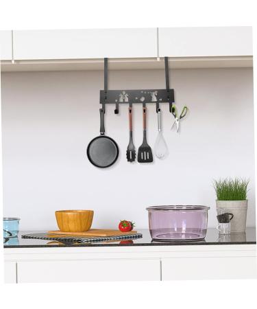 Rabbit Storage Rack Over The Door Racks Over Door Coat Hooks Door Hanging Hat Rack Metal s Hooks Black Clothes Hangers Over Door Towel Hook Iron Storage Shelf Hanging Hook Hook up - Buy Online on GoSupps.com