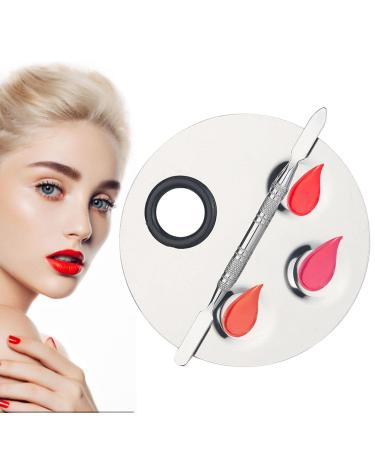 Raxove Makeup Palette Tray | Makeup Palette with Fine Finish and Toning Stick Double Sided Non-Slip for Lipstick and Liquid Foundation Raxove