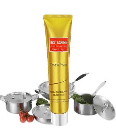 Instashine Metal Polish Cream Ultimate Metal Polish Cream Metal Cleaner and Rust Remover Metal Polisher Polishing Cream Multifunctional Rust Cleaner for Jewelry Stainless Steel Ceramic (1)