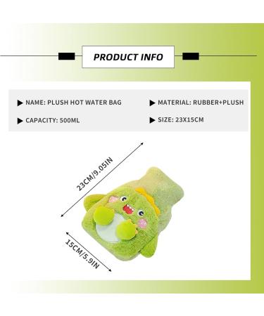 Buy Eulapgoe 500ml Hot Water Bottle with Soft Waist Cover - Ideal for Pain Relief in Belly Back & Legs - International Shipping Available - Buy Online on GoSupps.com