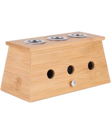 Buy Moxibustion Box - 3 Types of Moxa Sticks Burner & Bamboo Holder for Health Care Therapy - Buy Online on GoSupps.com