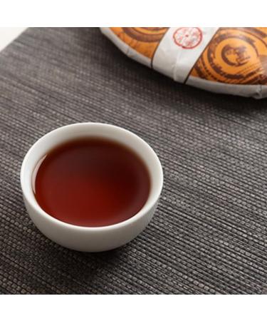 HQZM Yunnan MenghaiQizi Cake Matured Pu Erh Mature Tea Aged Scent of Time 357g Mellow in Taste - Buy Online on GoSupps.com