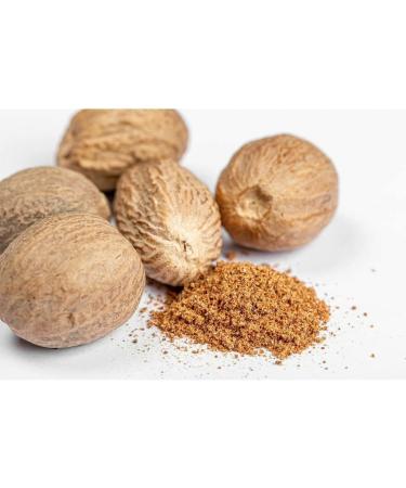 Nutmeg Whole | 100g | Premium Quality | 100% Natural Whole nutmegs| Without additives | Vegan | nutmegs Whole - Buy Online on GoSupps.com
