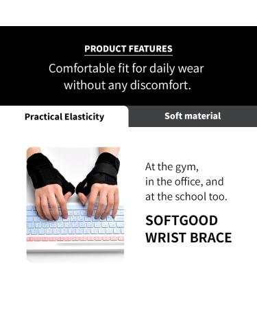 3-Strap Wrist Brace for Pain Relief | Adjustable Support for Men & Women | Breathable & Flexible Wrist Band for Daily Discomfort & Sports Strain - Buy Online on GoSupps.com