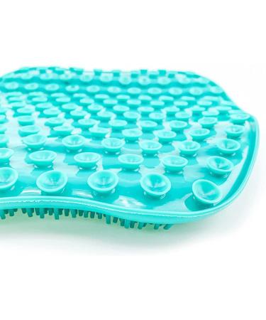 GEOOT Shower Foot Massager Scrubber - Improve Foot Circulation & Soothe Tired Feet - Non Slip Mat with Suction Cups (Green) - Buy Online on GoSupps.com